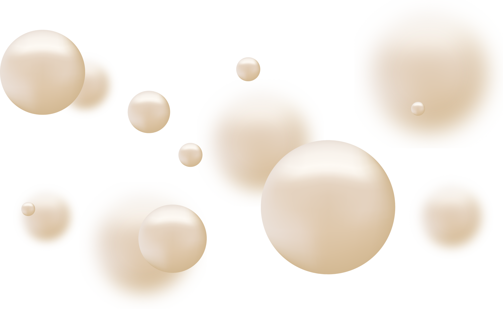 3d pearl ball vector