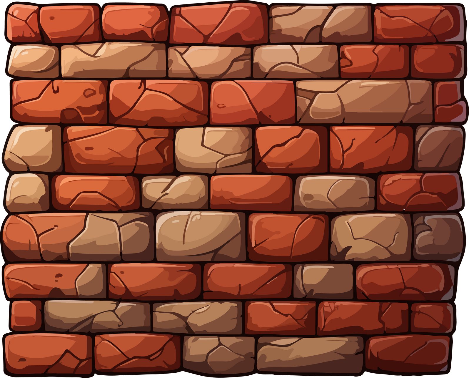 Cute brick wall